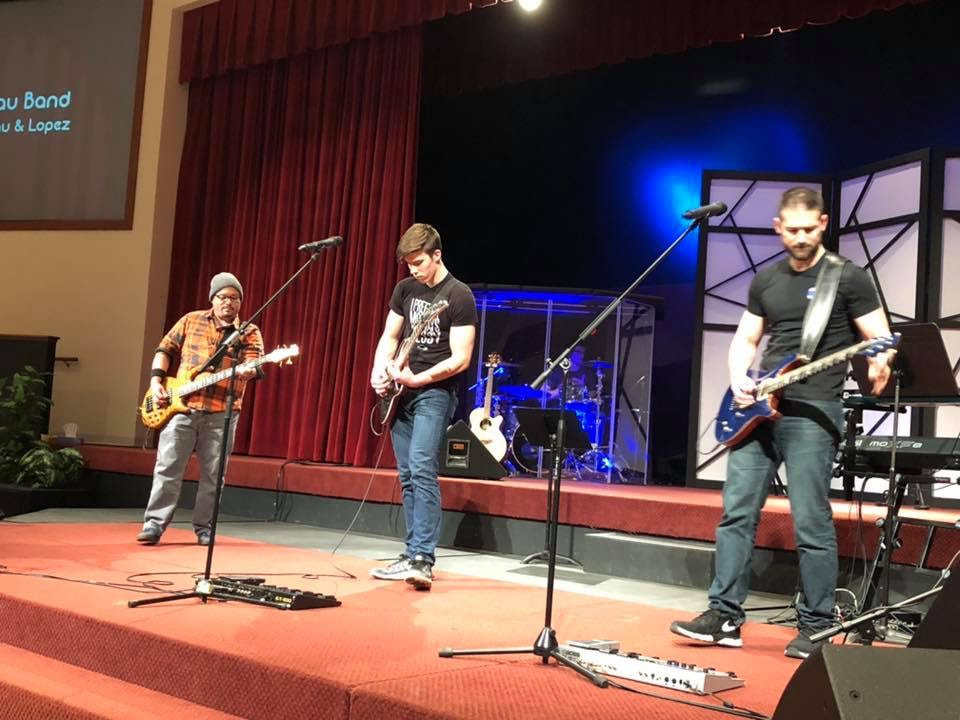 My family performing at our church talent show